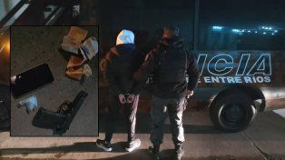 Detienen a un hombre armado tras intentar huir de la policía en Paraná