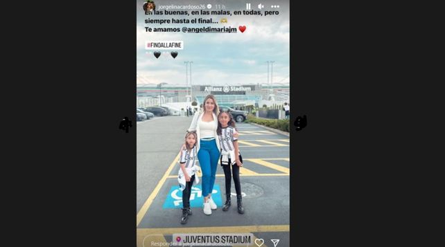 El llamativo mensaje de la esposa de Ángel Di María