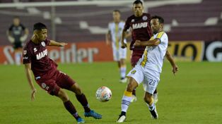 Lucas Gamba ingresó ante Lanús y contra el rojo tiene chances de ser titular.
