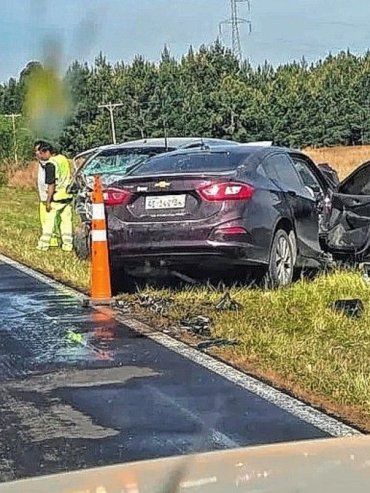 Dos personas de Entre Ríos fallecieron en Corrientes tras un choque frontal