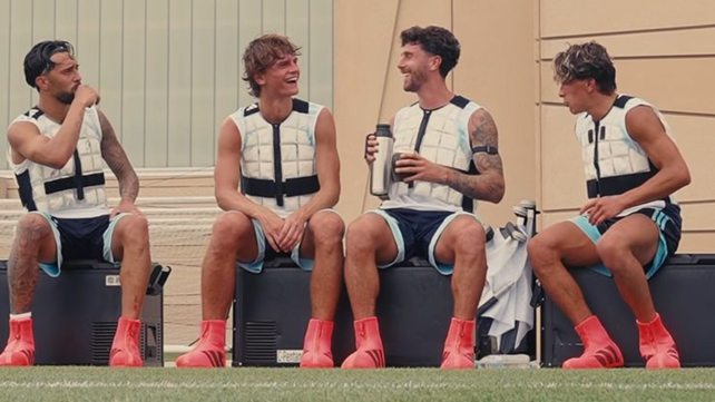 La selección argentina volvió a los entrenamientos luego del triunfo ante Argelia