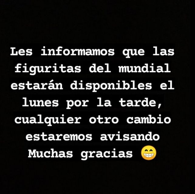 Las figuritas del mundial llegarán a Santa Fe este lunes por la tarde