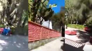 Un hombre sorprendió al novio de su hija con otra y decidió escracharlo con un video