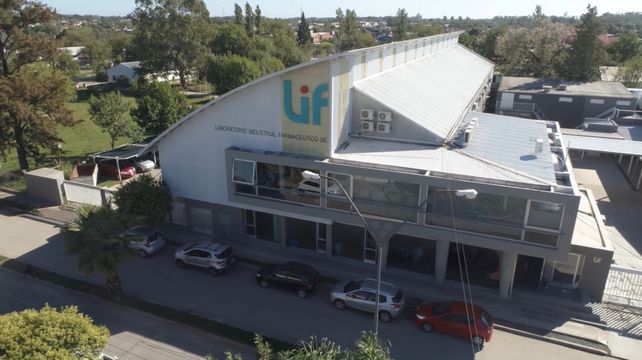 Planta. La sede del Laboratorio Industrial Farmacéutico de Santa Fe.