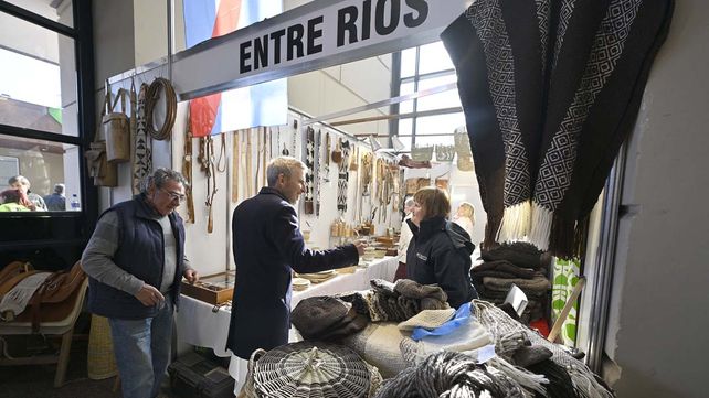 Presencia de artesanos entrerrianos en la 136º Exposición Rural de Palermo