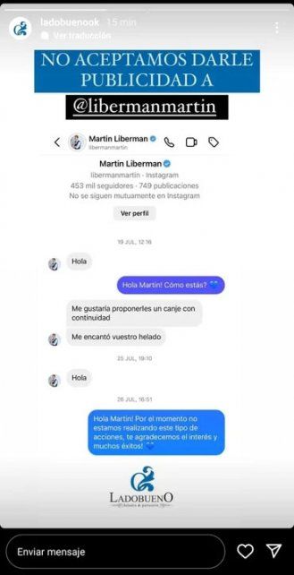 El escrache a Martín Liberman después de vengarse porque le negaron un canje