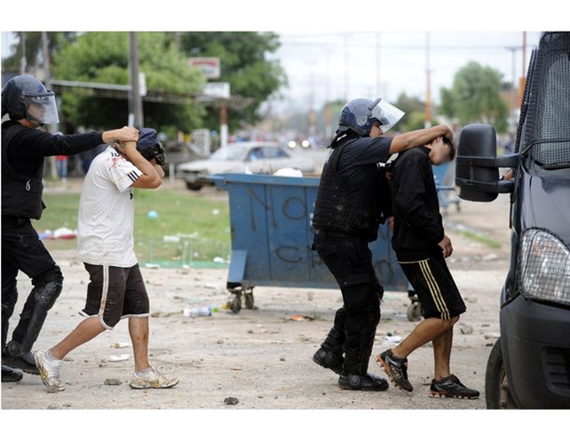 Los que participen de estos hechos van a ser detenidos