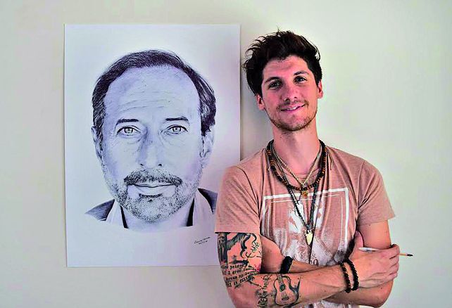 Última creación. Arrancó el año pasado y en diciembre lo subió a Facebook. Cosechó cientos de Me gusta.