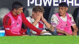 Facundo Colidio salió lesionado.