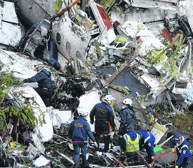 Siniestro. Concentran en Brasil los datos recabados del avión de LaMia.