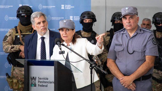 La ministra de Seguridad de la Nación