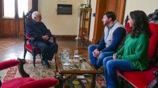 Monseñor Puiggari recibió a Nicolás Mathieu