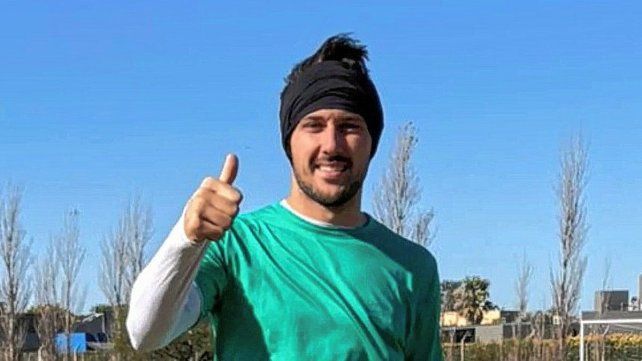 Facundo Garcés volvió a Santa Fe y entrenó en El Quillá