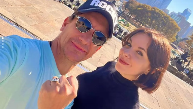 Nico Vázquez junto a su nueva pareja Dai Fernández