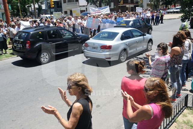 Los santafesinos marcharon contra la inseguridad