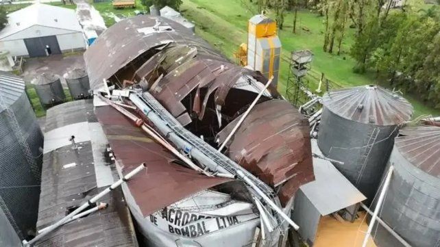 Un tornado causó destrozos en el sur de la provincia de Santa Fe.&nbsp;
