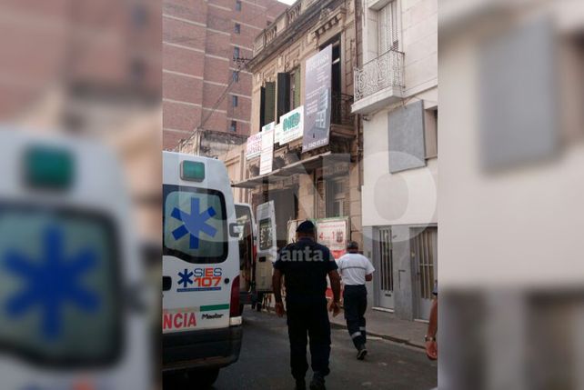 Cayeron dos obreros de una obra en construcción