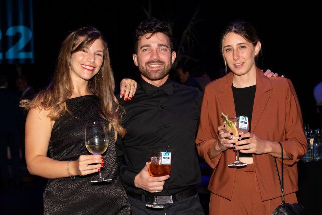 Ana Redolfi, Gino Termini y Carolina Rastelli