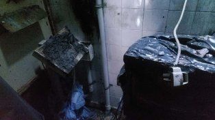 Incendio en sector del hospital de Bajada Grande en Paraná
