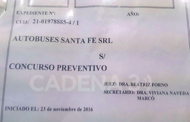 Autobuses Santa Fe está en concurso por deudas con unos 300 acreedores