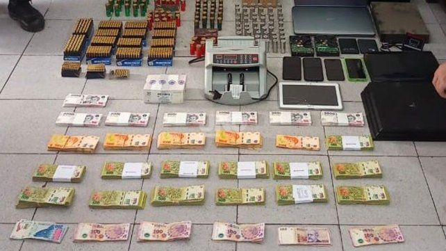 Los elementos secuestrados por Gendarmería en los allanamientos&nbsp;