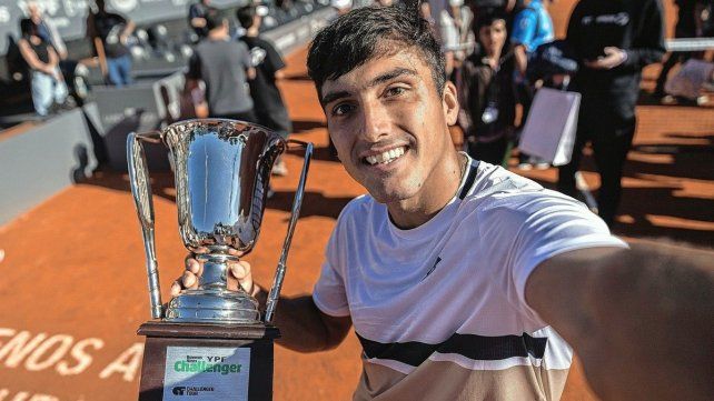 Román Burruchaga se consagró campeón del Challenger de Buenos Aires.