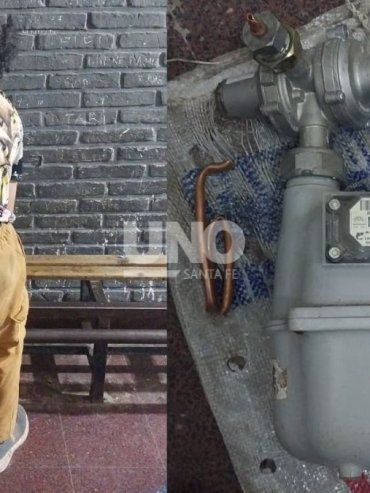 Santo Tomé: persiguieron y aprehendieron a un hombre que llevaba un medidor de gas robado
