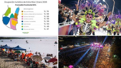 Turismo: Entre Ríos con 66% de ocupación hotelera en enero