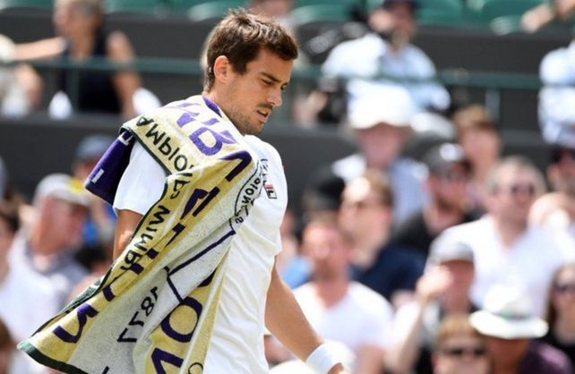 Se terminó en cuartos de final el sueño de Guido Pella en Wimbledon