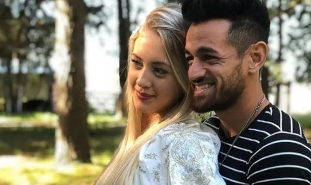 Ludmila Isabella, cuando estaba en pareja con el Laucha Acosta.