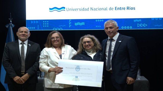 Juan Manuel Arbelo y María Carla Mántaras asumieron la conducción de la UNER para el período 2026-2030
