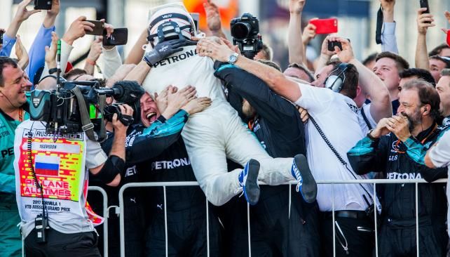 La primera vez para Bottas