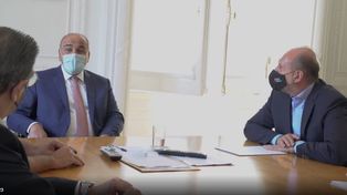 El gobernador Perotti se reunió ayer con el Jefe de Gabinete, Juan Manzur.