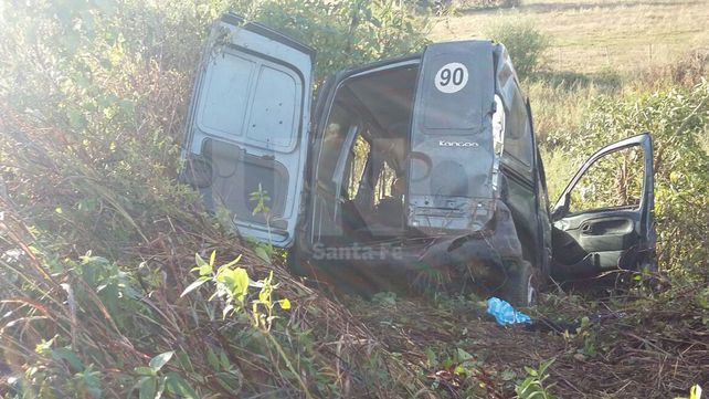 Murió el conductor de una camioneta que volcó en la ruta provincial 1