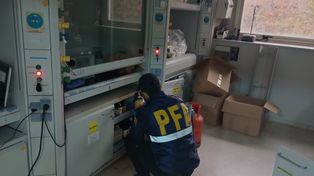 La Federal allanó distintos laboratorios por Fentanilo adulterado.