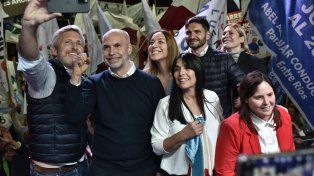 Rogelio Frigerio contó con el jefe de Gobierno porteño y el gobernador electo de Santa Fe para su cierre