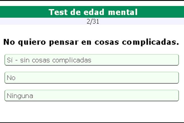 Un test que mide la edad mental es furor en las redes sociales
