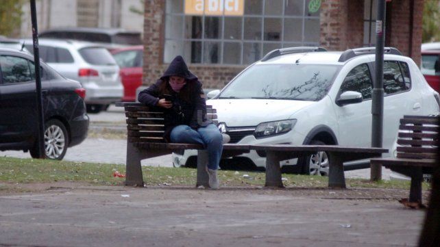 Miércoles gris y húmedo en la ciudad de Santa Fe