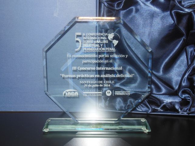 Personal de la División Análisis Criminal obtuvo un premio en Chile
