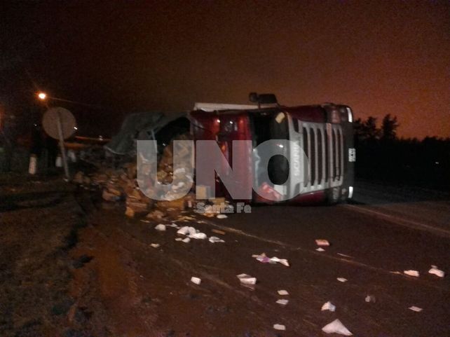 Milagro: choque violento de camiones cargados en la ruta 34
