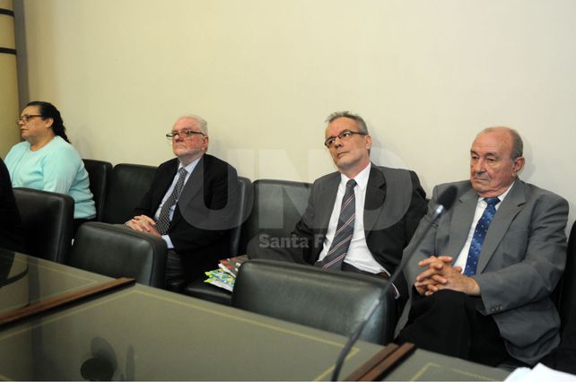 En el banquillo. Los cuatro detenidos están purgando penas de entre 19 y 23 años por delitos de lesa humanidad.