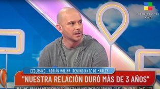 “Esto es por mi sanación, sostuvo Molina en el piso de Intrusos.