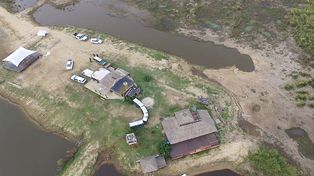 La Secretaría de Ambiente participó de operativo por fiesta ilegal en área natural protegida ubicada en pleno humedal, en el kilometro 7de la RN 174, Victoria