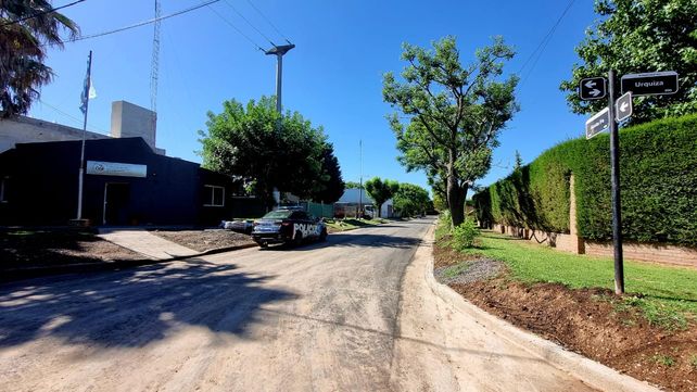 Ybarlucea pavimentó una calle estratégica para el casco urbano de la localidad