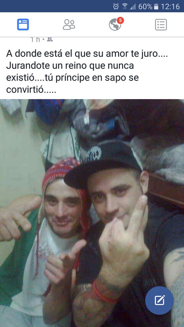 Indignación por una publicación de Sebastián Wagner desde la cárcel