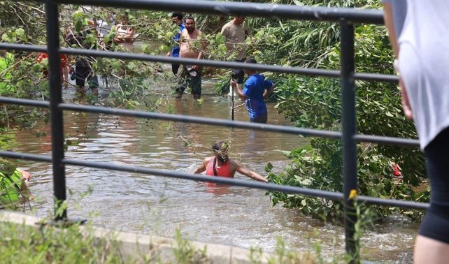La policía suspendió la búsqueda de Fiorella en el arroyo Antoñico