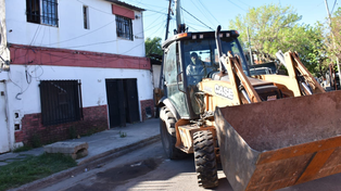 Derribo de otro búnker. El procedimiento tuvo lugar en calle Príncipe de Gales 2849.
