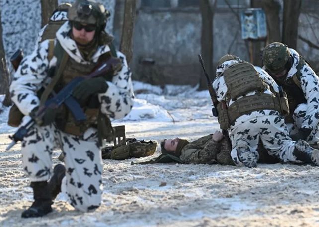 Una zona fantasma de Chernobyl fue elegida por Ucrania para entrenar su ejército