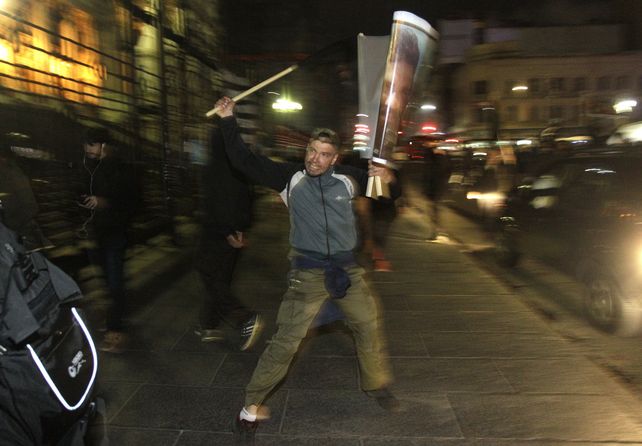La marcha se realizó por la tarde sin problemas