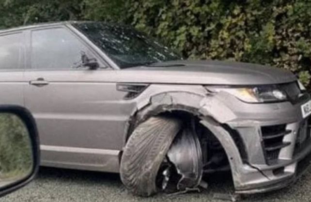 El Kun Agüero sufrió un accidente automovilístico